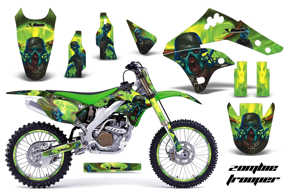 Kawasaki KX250F 06-08 Graphics Kit ZT G NPs